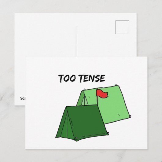 Carte postale trop lourde (Devant / Derrière)