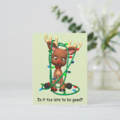 Carte Postale Trop tard pour être bon ? (Debout devant)