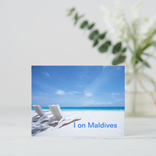 Carte Postale tropical (Debout devant)