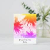 Carte Postale ** Tropical AP25 Travel Personnaliser - Palm Leaf (Debout devant)