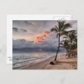 Carte Postale Tropical beach in the Caribbean (Devant / Derrière)