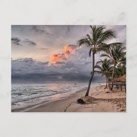 Carte Postale Tropical beach in the Caribbean (Devant)