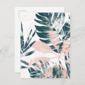 Carte Postale Tropical Blush (Devant / Derrière)