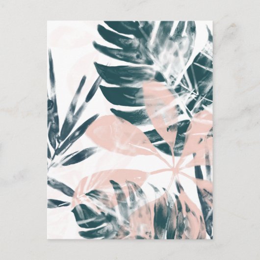 Carte Postale Tropical Blush (Devant)