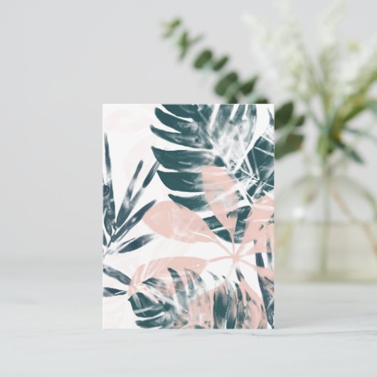 Carte Postale Tropical Blush (Debout devant)