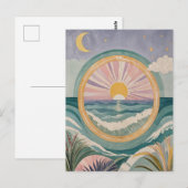 Carte Postale Tropical Celestial Shore (Devant / Derrière)