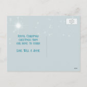 Carte postale Tropical Christian Christmas abordab (Dos)