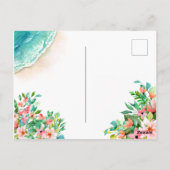 Carte Postale Tropical I've Moved Change d'adresse (Dos)