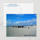 Carte Postale Tropical Marco Island Florida - Un Mariage De Plag (Devant / Derrière)