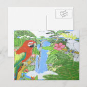 Carte postale Tropical Paradise (Devant / Derrière)