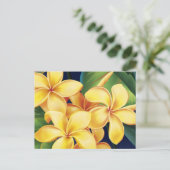 Carte postale Tropical Paradise Plumeria (Debout devant)