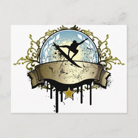 Carte Postale Tropical personnalisable (Devant)