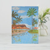 Carte postale Tropical Scene (Debout devant)