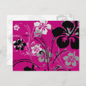 Carte postale Tropical Serenade (Rose) (Devant / Derrière)