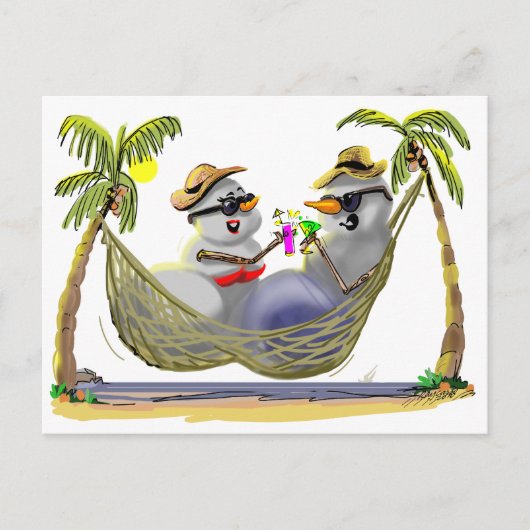Carte Postale tRoPiCaL sNoWcOuPLe (Devant)