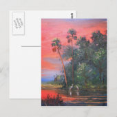 Carte Postale Tropical Sunny & Hot (Devant / Derrière)