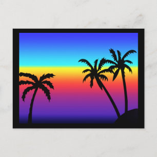 Carte postale Tropical Sunset