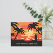 Carte postale Tropical Sunset (Debout devant)