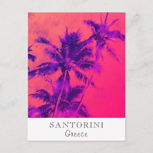 Carte Postale *~* Tropical Travel AP25 Personnaliser .. Feuille  (Devant)