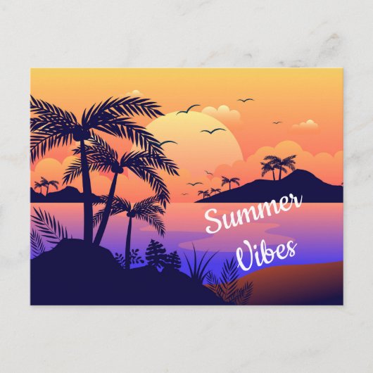 Carte postale tropicale (Devant)