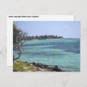 Carte postale tropicale (Devant / Derrière)