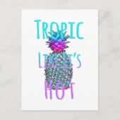 Carte Postale Tropique Comme Son Ananas Côtier Chaud (Devant)