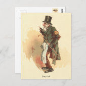 Carte Postale Trotty Veck par Kyd - The Chimes de Charles Dicken (Devant / Derrière)