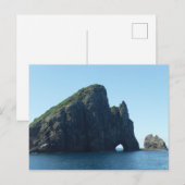 CARTE POSTALE TROU DANS LA ROCHE (Devant / Derrière)