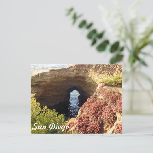 Carte Postale Trou De Clavier À Sunset Cliffs (Debout devant)