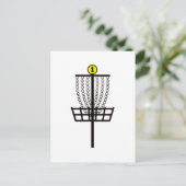 Carte Postale Trou de golf de disque (Debout devant)