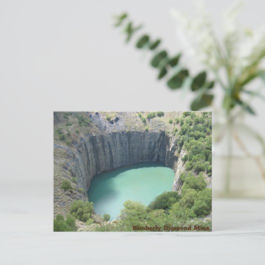 Carte Postale Trou de la mine Diamond Kimberly (Debout devant)