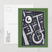 Carte Postale Trou en un ? (Devant / Derrière)