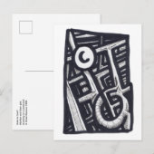 Carte Postale Trou en un ? (Devant / Derrière)