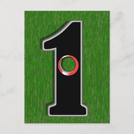 Carte Postale Trou En Un ! (Devant)