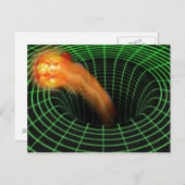 Carte postale Trou noir (Devant / Derrière)