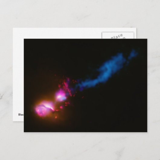 Carte Postale Trou noir (Devant / Derrière)