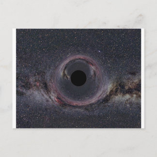 Carte Postale Trou noir Voie Lactée