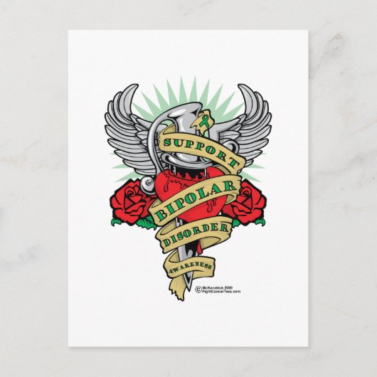 Carte Postale Trouble bipolaire Dagger (Devant)