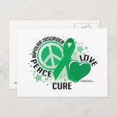 Carte Postale Trouble bipolaire PLC (Devant / Derrière)