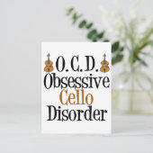 Carte Postale Trouble du cello obsessionnel (Debout devant)