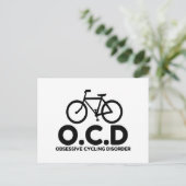 Carte Postale Trouble du cyclisme obsessionnel (Debout devant)