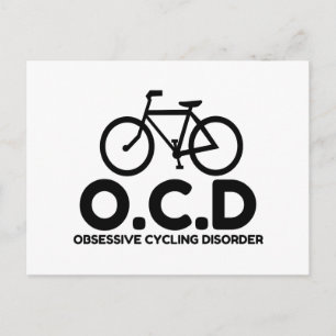 Carte Postale Trouble du cyclisme obsessionnel