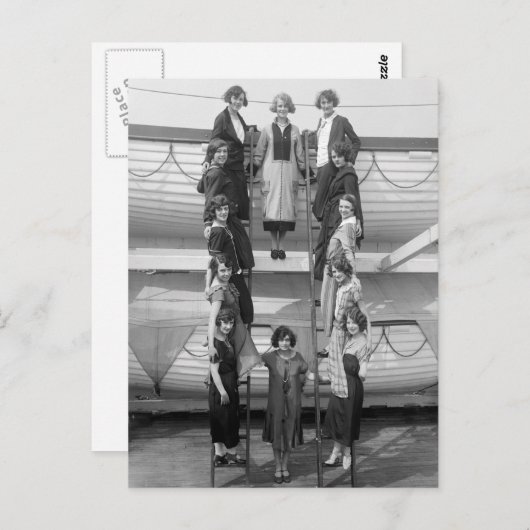 Carte Postale Troupe de danse pour les filles tueuses : début de (Devant / Derrière)