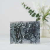 Carte Postale troupes allemandes (Debout devant)