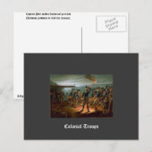 Carte Postale Troupes coloniales (Devant / Derrière)