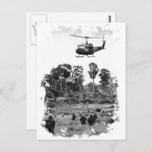 Carte Postale Troupes du Vietnam (Devant / Derrière)