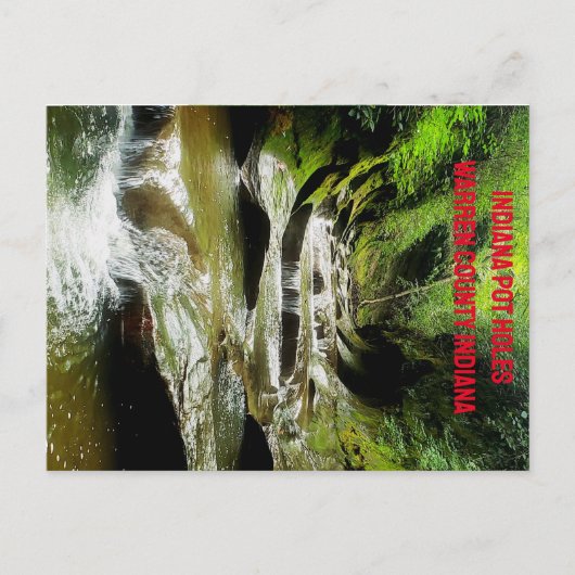 Carte Postale Trous Pot Indiana (Devant)