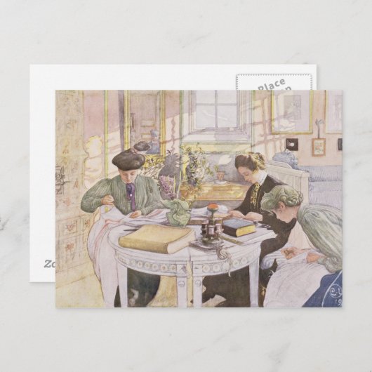 Carte Postale Trousseau, pub. dans 'Lasst Licht Hinin'(`Let in M (Devant / Derrière)