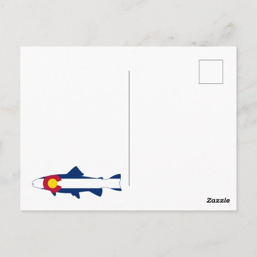 Carte Postale Trout Fish (Dos)