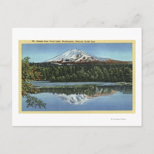 Carte Postale Trout Lake, Washington (Devant)